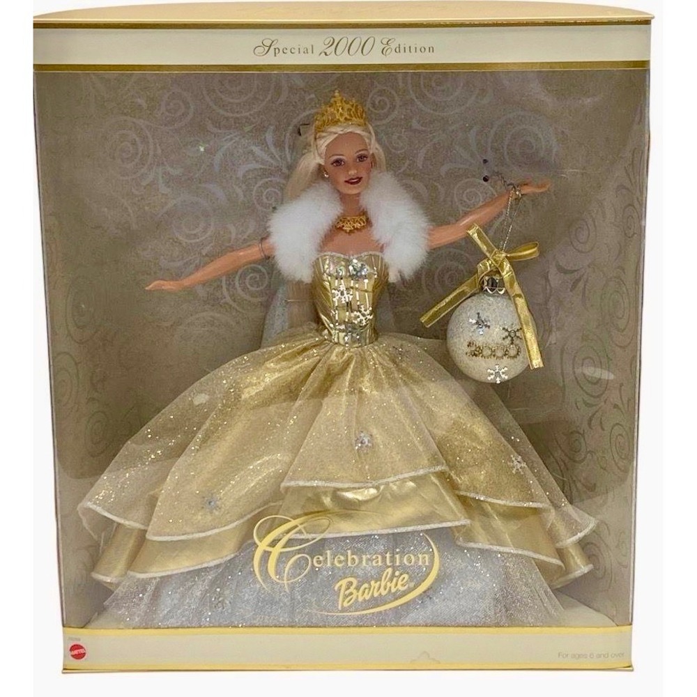 Celebration Barbie 2000 Special Edition Gold Holiday Millennium NRFB